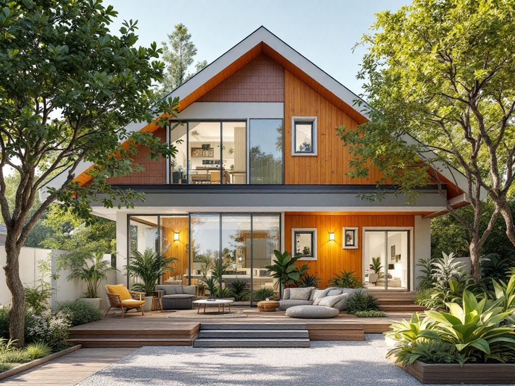 A sleek white smart pod or mirror hub (Betti concept) with subtle data visuals showing Home, Health, Community, City interconnected